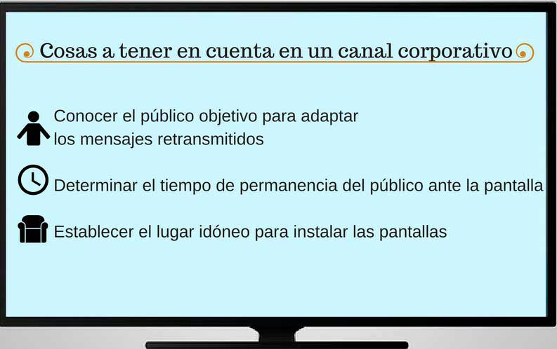 A tener en cuenta en canal corporativo